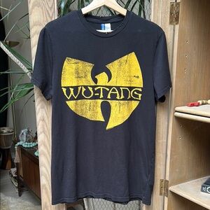 H&M Divided Distressed Wu-Tang Clan Logo T-Shirt